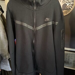 Nike Tech Fleece Hoodie & Joggers Black Zip-Up Jacket XL